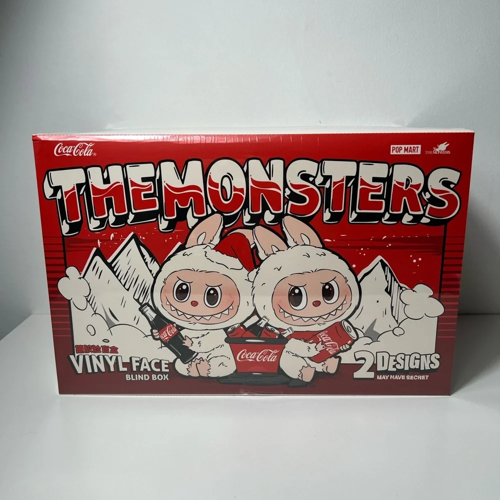 Pop Mart The Monsters Coca Cola Coke Labubu Vinyl Face Pendant Blind Box Set - Picture 10 of 16